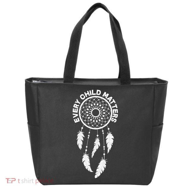 Every Child Matters Dream Catcher Zip Tote Bag