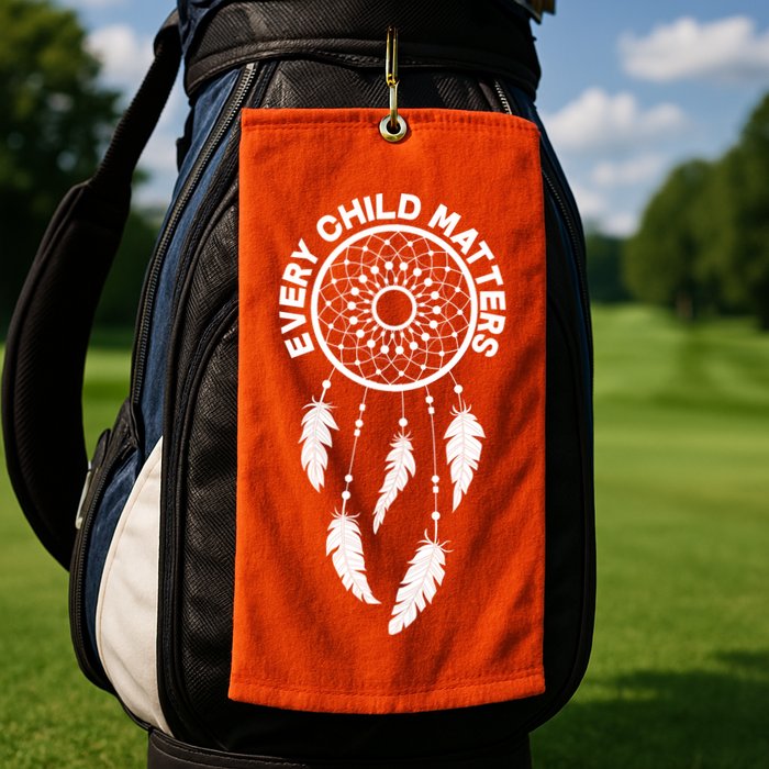 Every Child Matters Dream Catcher Golf Towel