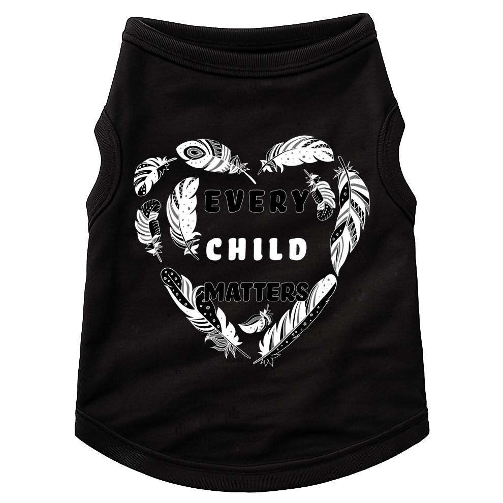 Every Child Matters Feather Heart Doggie Tank