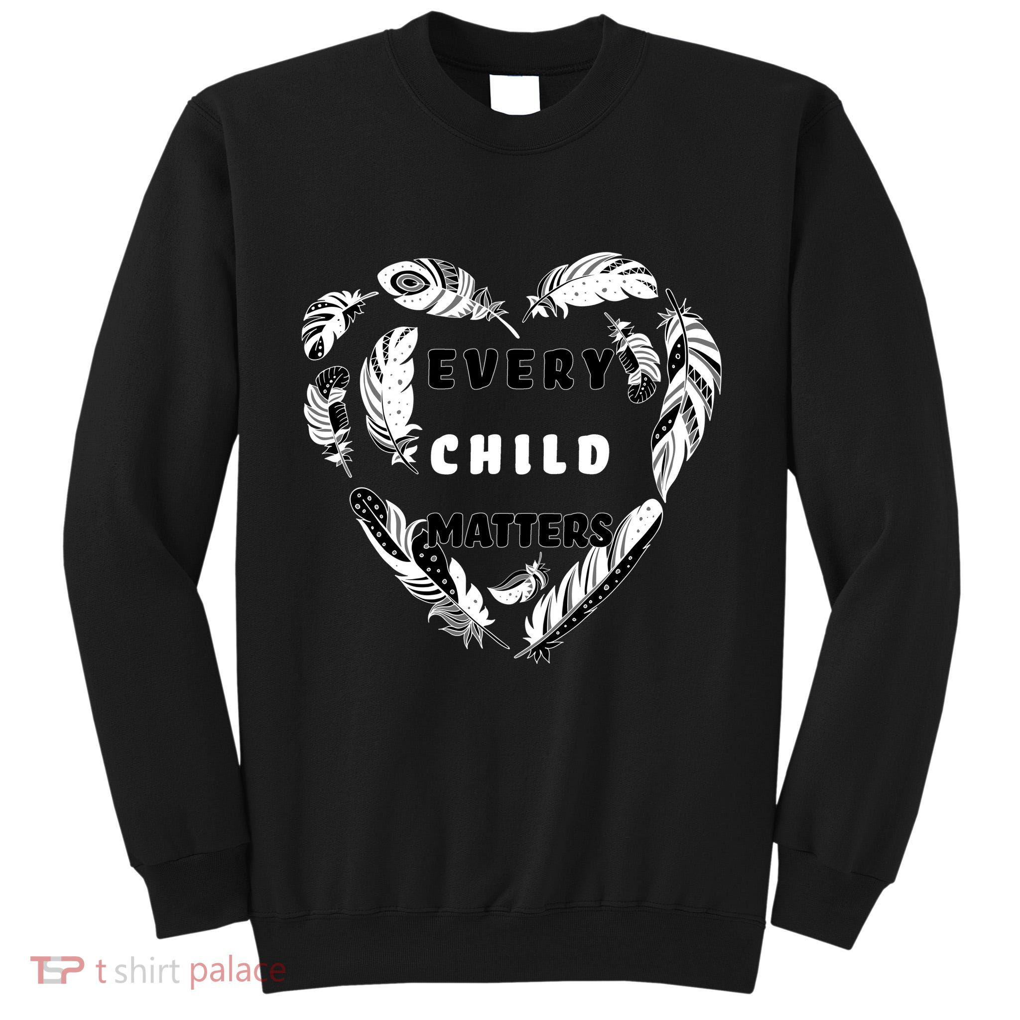 Every Child Matters Feather Heart Tall Sweatshirt