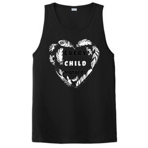 Every Child Matters Feather Heart PosiCharge Competitor Tank