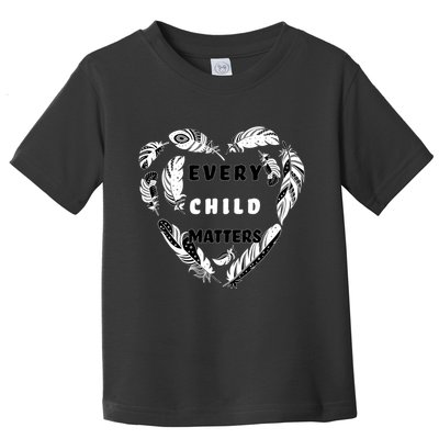Every Child Matters Feather Heart Toddler T-Shirt