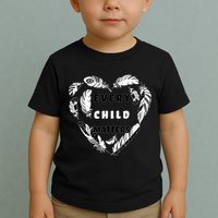 Every Child Matters Feather Heart Toddler T-Shirt