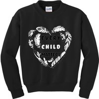 Every Child Matters Feather Heart Kids Sweatshirt