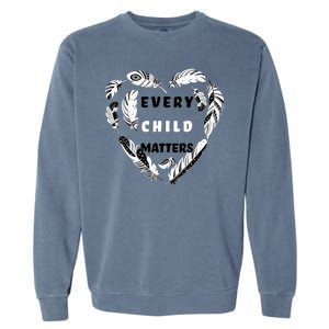 Every Child Matters Feather Heart Garment-Dyed Sweatshirt