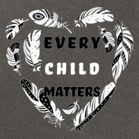 Every Child Matters Feather Heart Cotton Canvas Backpack