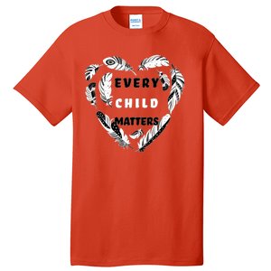 Every Child Matters Feather Heart Tall T-Shirt