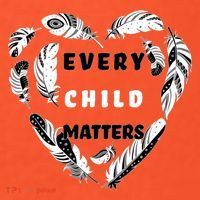 Every Child Matters Feather Heart Tall T-Shirt