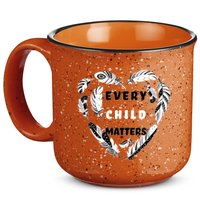 Every Child Matters Feather Heart 15oz Campfire Ceramic Mug