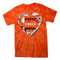 Every Child Matters Feather Heart Tie-Dye T-Shirt