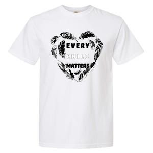 Every Child Matters Feather Heart Garment-Dyed Heavyweight T-Shirt