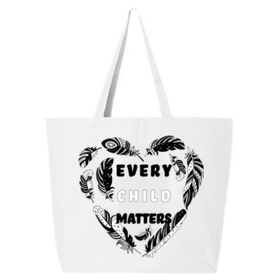 Every Child Matters Feather Heart 25L Jumbo Tote