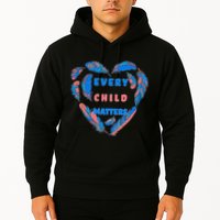 Every Child Matters Feather Heart Colorful Hoodie