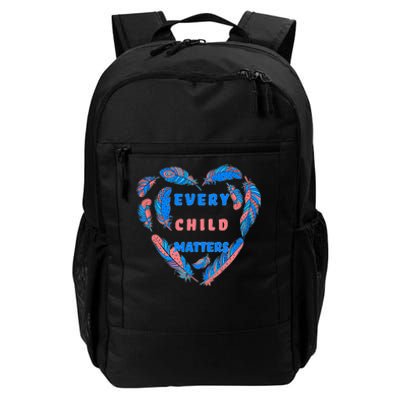 Every Child Matters Feather Heart Colorful Daily Commute Backpack