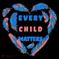 Every Child Matters Feather Heart Colorful Backpack