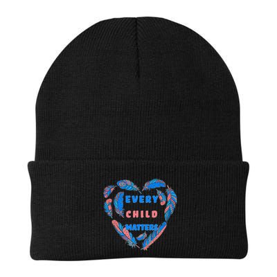 Every Child Matters Feather Heart Colorful Beanie