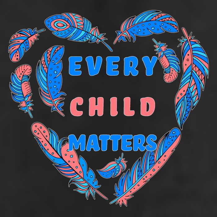 Every Child Matters Feather Heart Colorful Trucker Hat