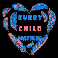 Every Child Matters Feather Heart Colorful Wool Snapback Cap