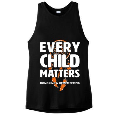 Every Child Matters Honoring and Remembering Ladies PosiCharge Tri-Blend Wicking Tank
