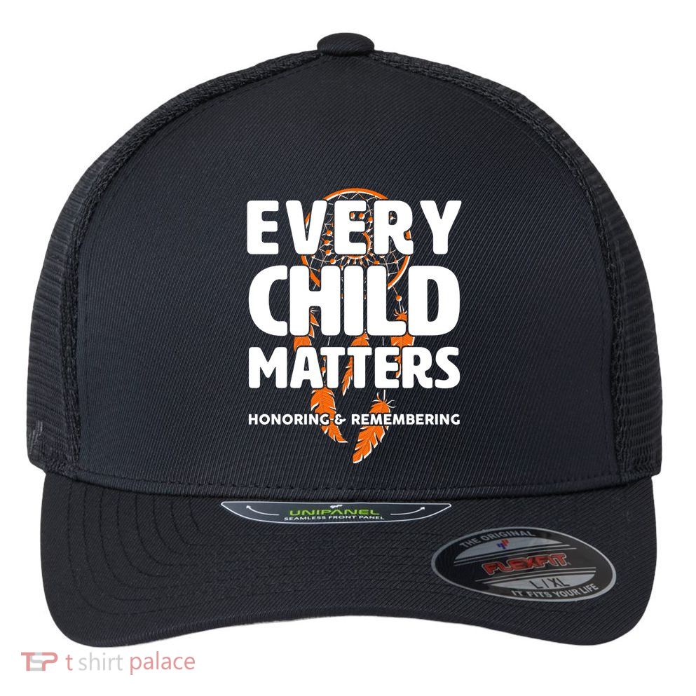 Every Child Matters Honoring and Remembering Flexfit Unipanel Trucker Cap