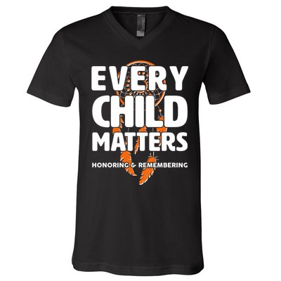 Every Child Matters Honoring and Remembering V-Neck T-Shirt