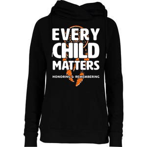 Every Child Matters Honoring and Remembering Womens Funnel Neck Pullover Hood