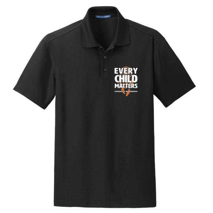 Every Child Matters Honoring and Remembering Dry Zone Grid Polo