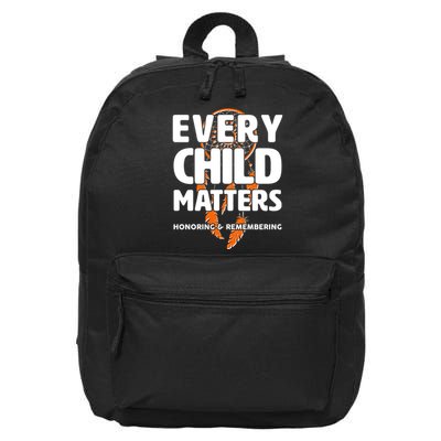 Every Child Matters Honoring and Remembering 16 in Basic Backpack