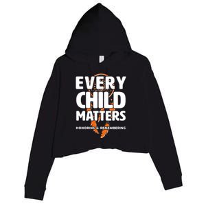 Every Child Matters Honoring and Remembering Crop Fleece Hoodie