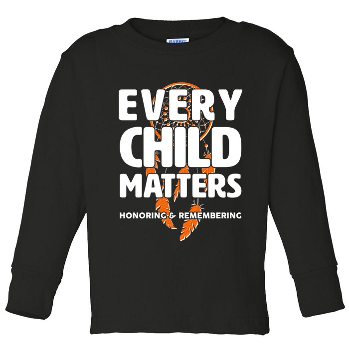 Every Child Matters Honoring and Remembering Toddler Long Sleeve Shirt