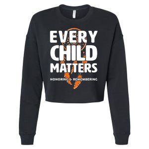 Every Child Matters Honoring and Remembering Cropped Pullover Crew