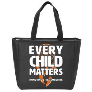 Every Child Matters Honoring and Remembering Zip Tote Bag