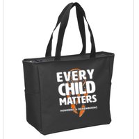 Every Child Matters Honoring and Remembering Zip Tote Bag