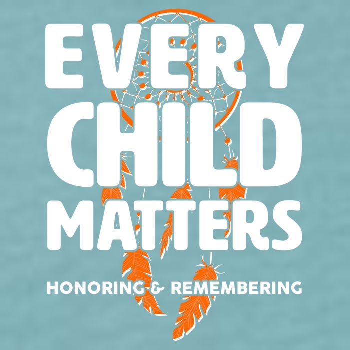 Every Child Matters Honoring and Remembering Sueded Cloud Jersey T-Shirt