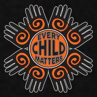 Every Child Matters Native American Hand Pattern Ladies PosiCharge Tri-Blend Wicking Tank