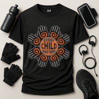Every Child Matters Native American Hand Pattern Performance Shirt