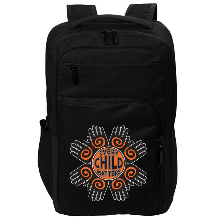 Every Child Matters Native American Hand Pattern Impact Tech Backpack