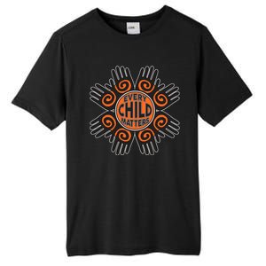 Every Child Matters Native American Hand Pattern Tall Fusion ChromaSoft Performance T-Shirt