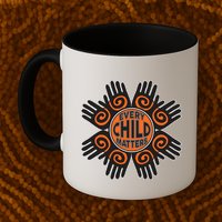 Every Child Matters Native American Hand Pattern Mug