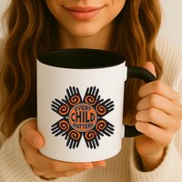 Every Child Matters Native American Hand Pattern Mug