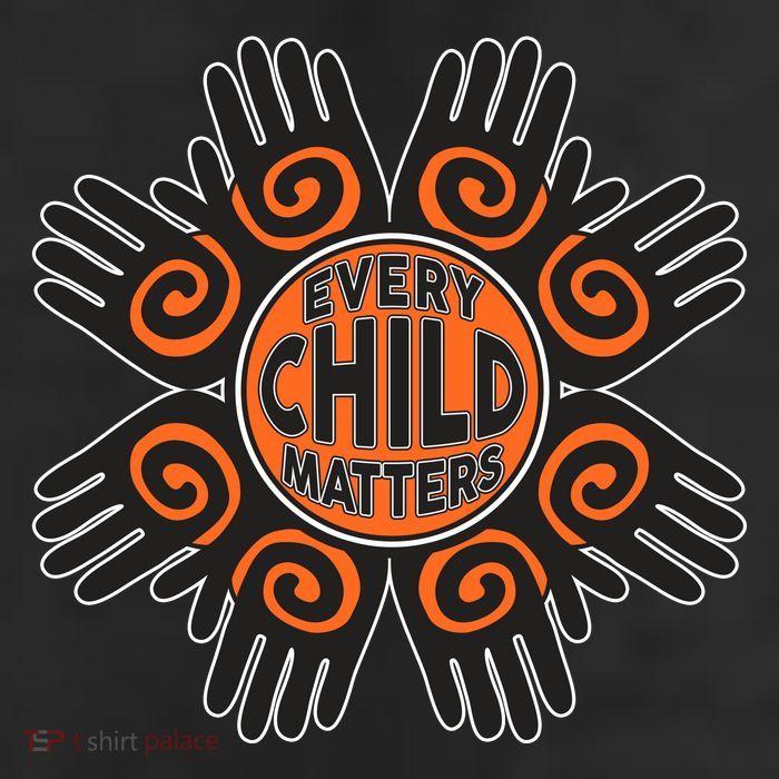 Every Child Matters Native American Hand Pattern Beanie