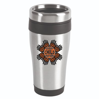 Every Child Matters Native American Hand Pattern 16oz Travel Tumbler