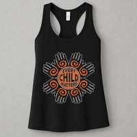 Every Child Matters Native American Hand Pattern Womens Tank Top