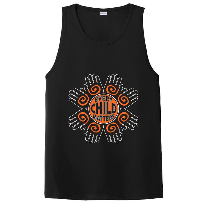 Every Child Matters Native American Hand Pattern PosiCharge Competitor Tank