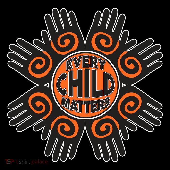 Every Child Matters Native American Hand Pattern Toddler Sweatshirt