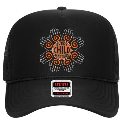 Every Child Matters Native American Hand Pattern Trucker Hat