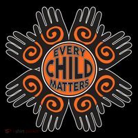 Every Child Matters Native American Hand Pattern Toddler Hoodie