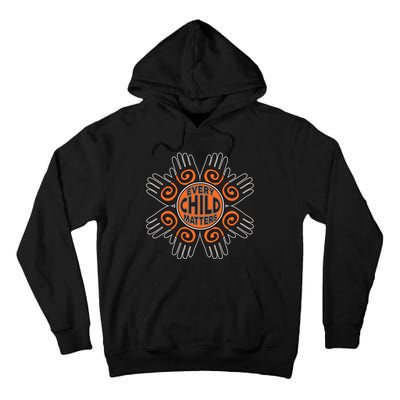 Every Child Matters Native American Hand Pattern Tall Hoodie