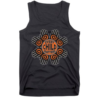 Every Child Matters Native American Hand Pattern Tank Top