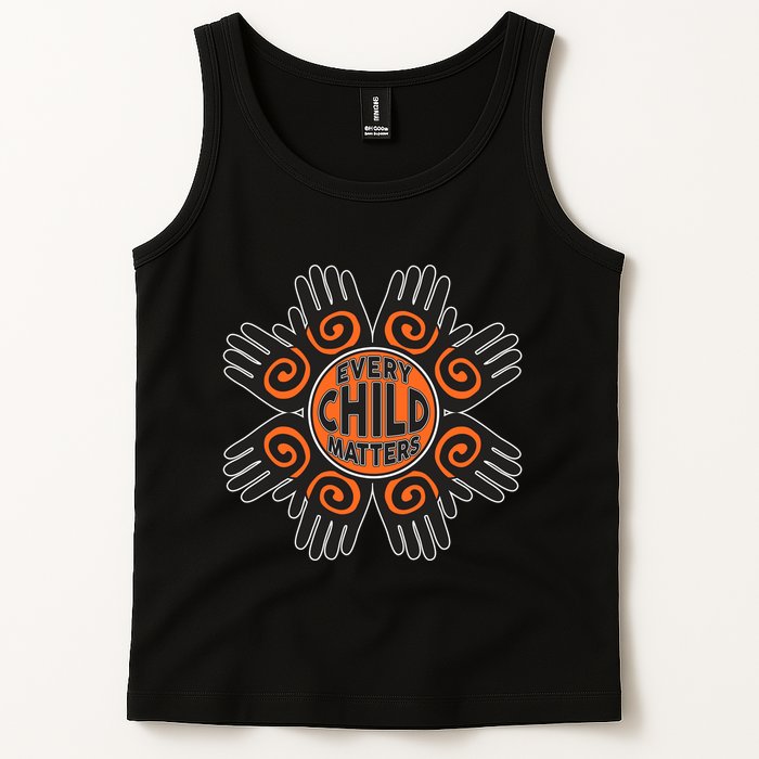 Every Child Matters Native American Hand Pattern Tank Top